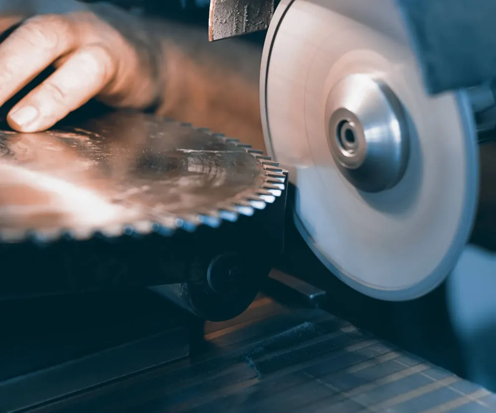 Affûtage de lame de scie